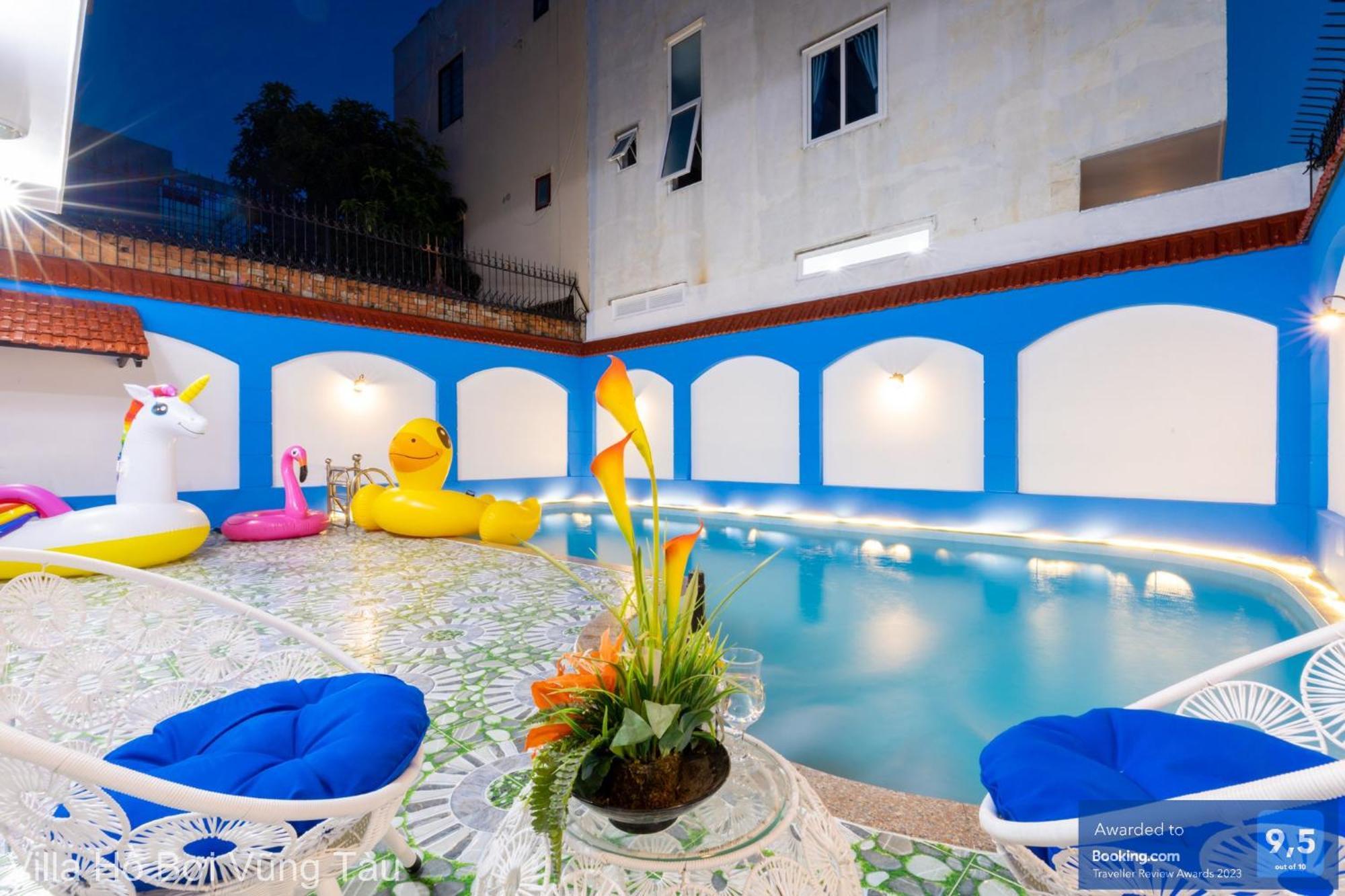 Villa San Vuon Gan Bien Bai Sau - Free Bida - Dan Karaoke Vũng Tàu Exteriér fotografie